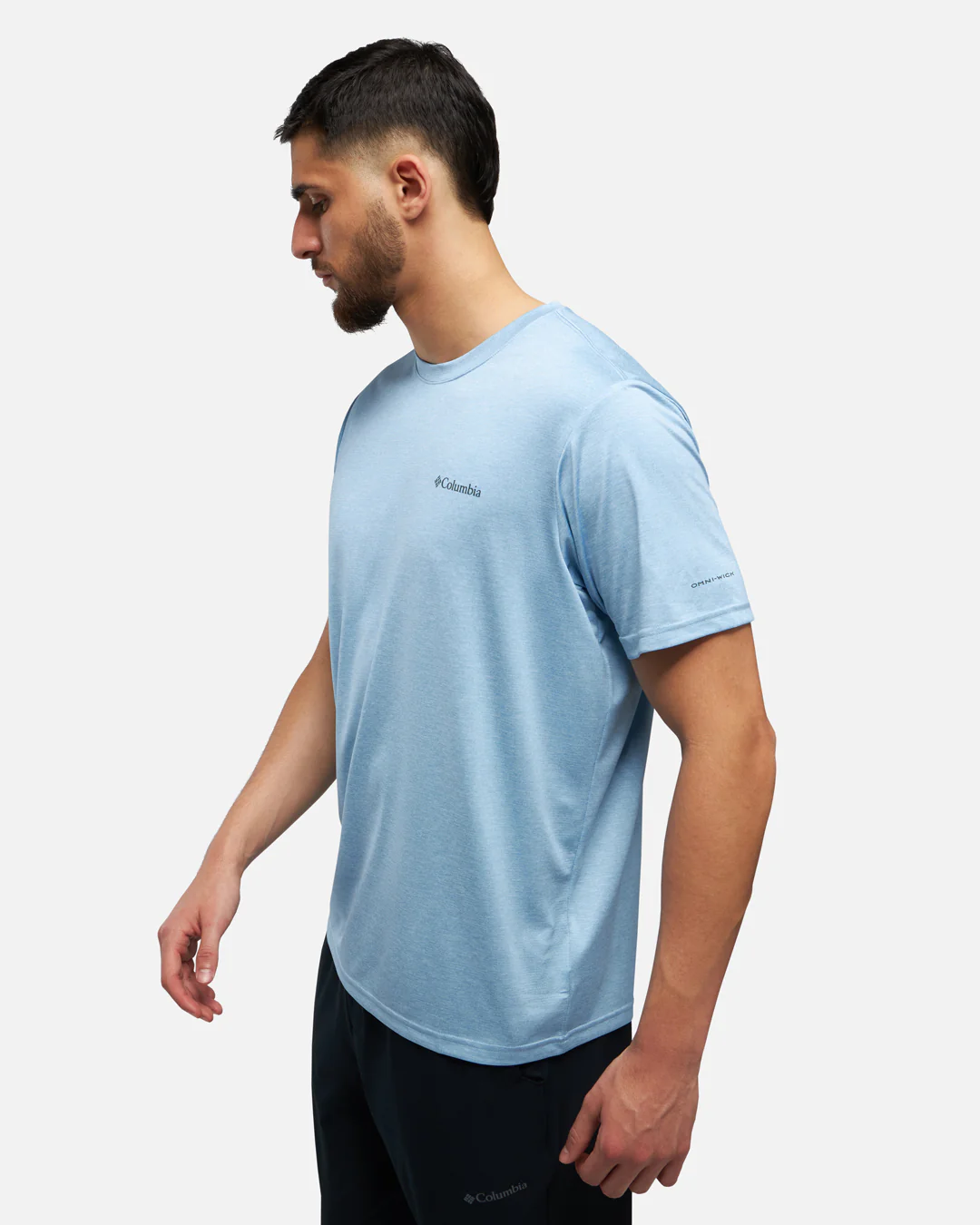 T-shirt Columbia Hike Crew - Bleu – Image 3
