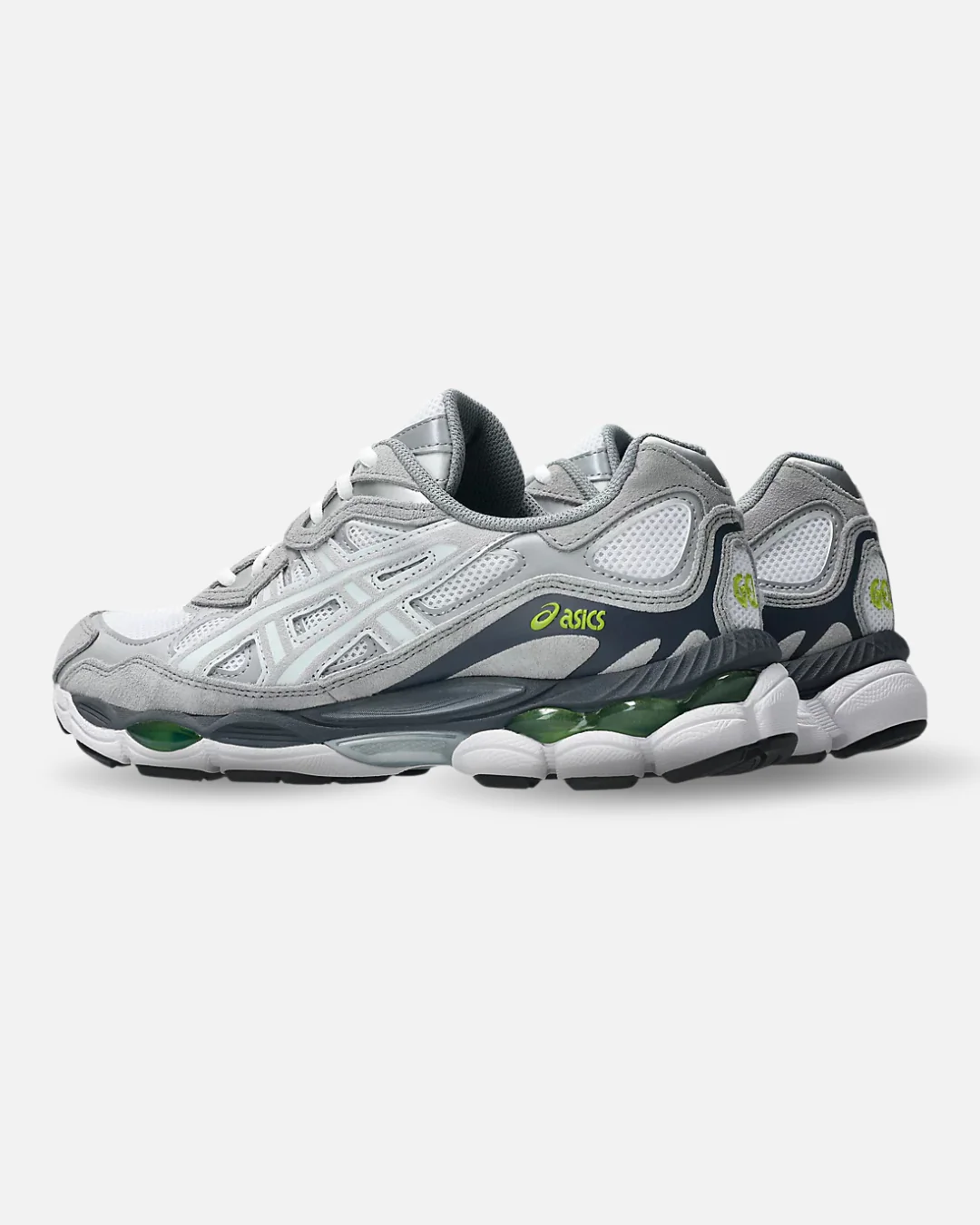Asics Gel NYC - Gris/Blanc/Vert – Image 4