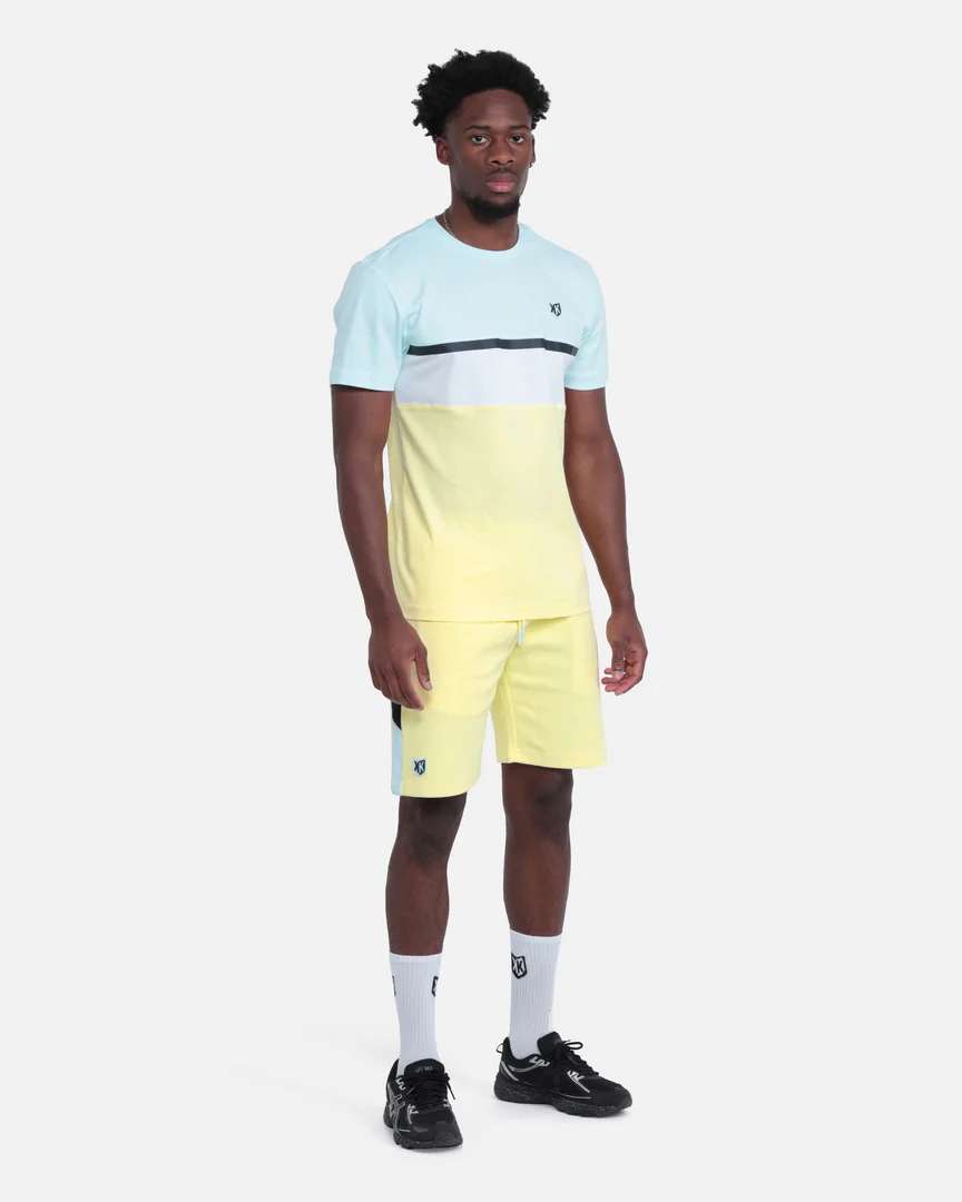 T-shirt FK Sicarios Pastel - Bleu/Blanc/Jaune – Image 4
