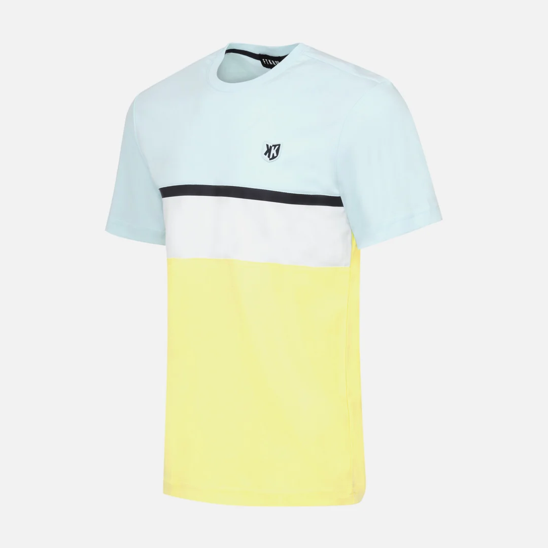 T-shirt FK Sicarios Pastel - Bleu/Blanc/Jaune – Image 5