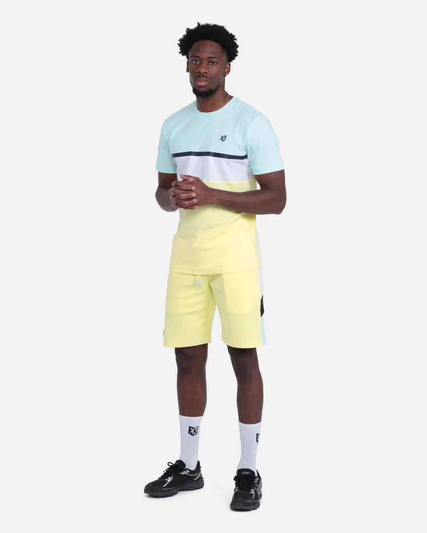 T-shirt FK Sicarios Pastel - Bleu/Blanc/Jaune – Image 3