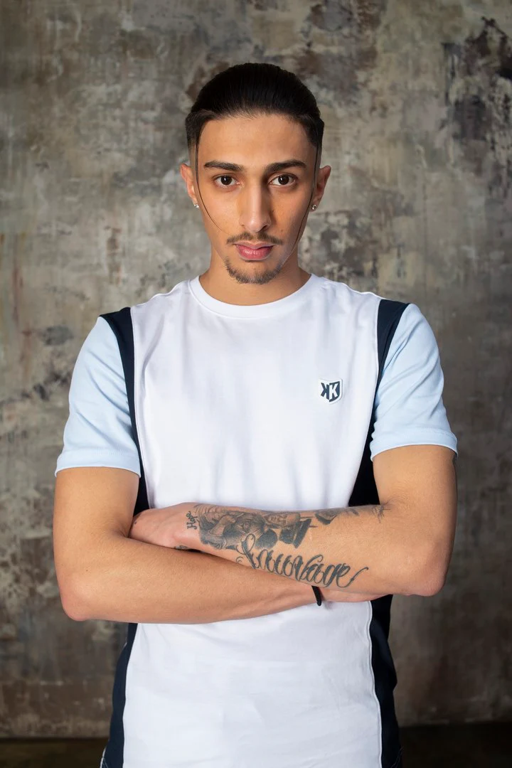 T-shirt FK Canto - Blanc/Bleu – Image 3
