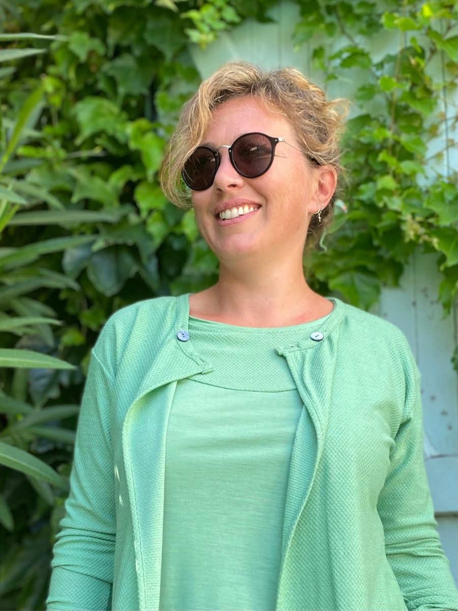 gilet Intemporel femme laine mérinos bio et soie – Image 7