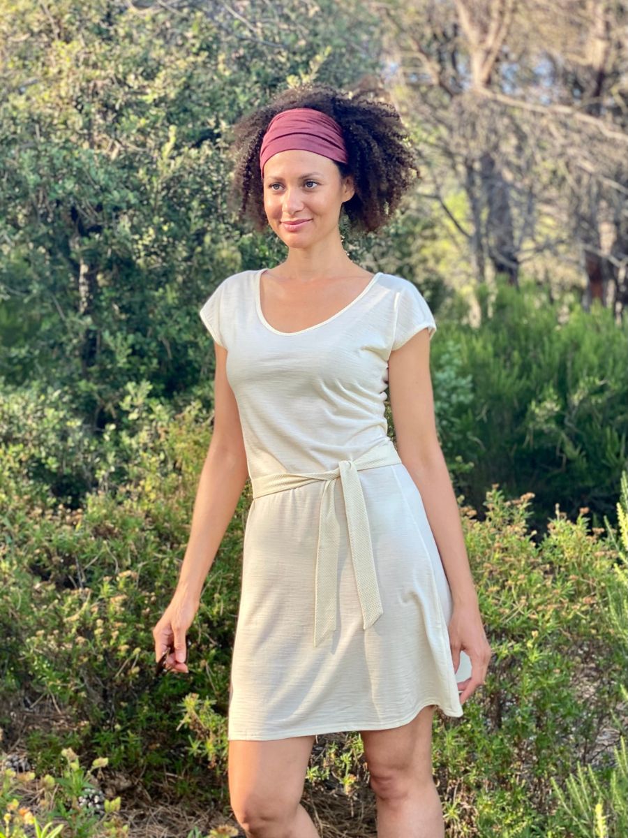 robe Plume femme laine mérinos bio et soie – Image 9