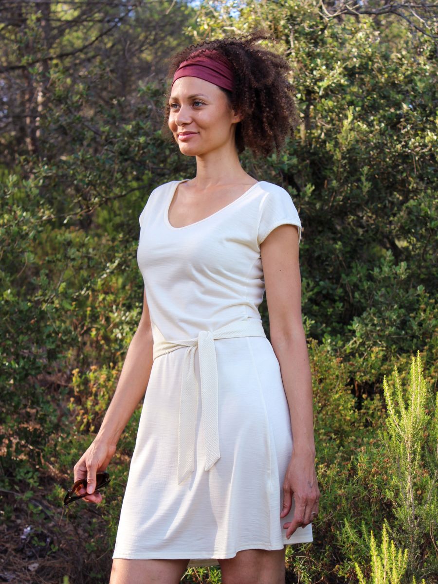 robe Plume femme laine mérinos bio et soie – Image 8