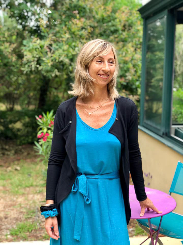 gilet Intemporel femme laine mérinos bio et soie – Image 9